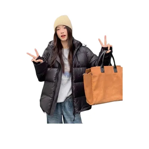 BONAS Черный Женский Пуховик