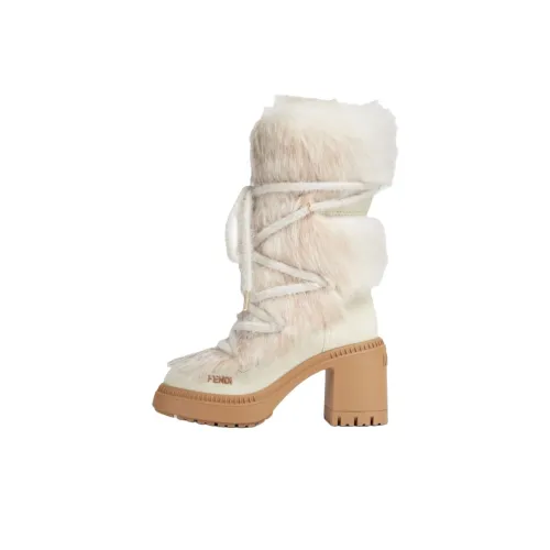 FENDI Apres CHIC Короткие Сноубутсы Женские Белые