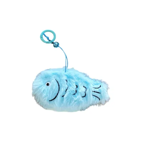 LEVENKENESS Хлопок Наполненный Рыбка Украшение Плюшевый Брелок 5 см Высота
