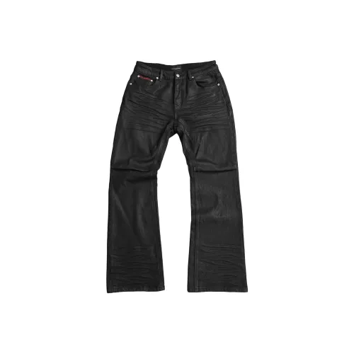 EPOWER PRESENTS Ручная работа Масляные Черные Унисекс Джинсы