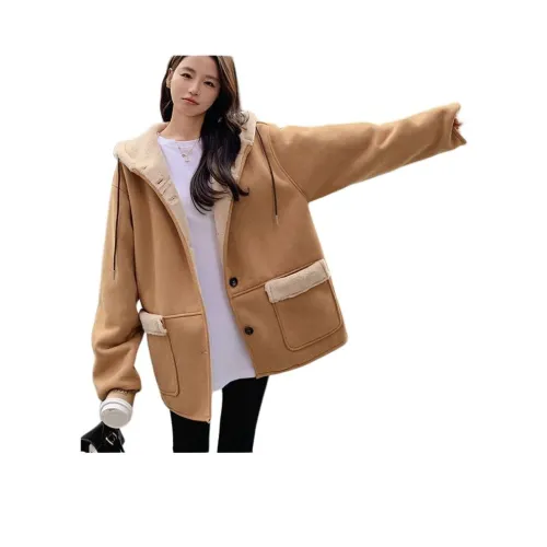 BONAS Хаки Женские пуховики