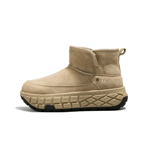 Warrior Термический Высота Увеличивающий Устойчивый к Износу Короткие Снежные Ботинки Женские Песочный