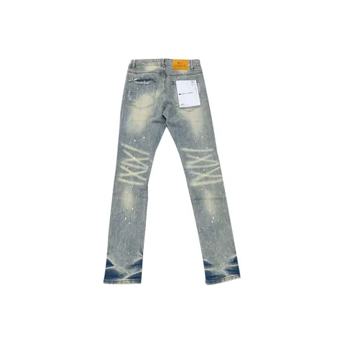 M17 STUDIO Синий [Нет Логотипа] Унисекс Джинсы