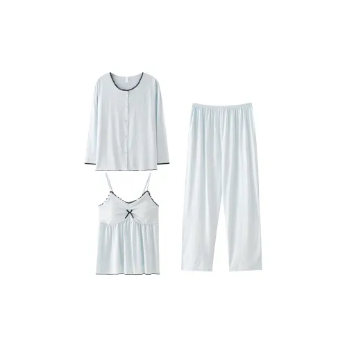 MADALLO Светло-синий женский пижамный комплект