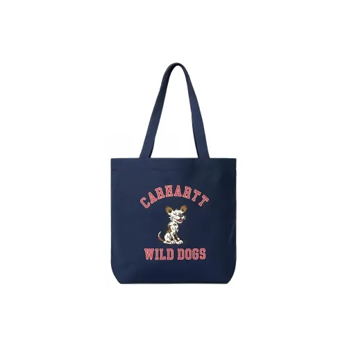 Carhartt WIP Холст Сумка-тоут Унисекс Дикий Собака с принтом