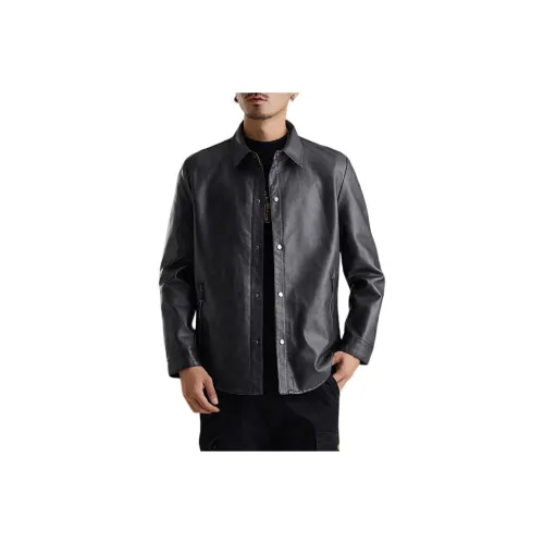 EMINU Мужские кожаные куртки