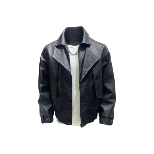 BANKONGSHAN Кожа Куртка Унисекс