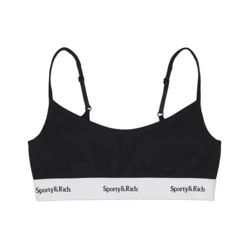 SPORTY RICH Черное Женское Спортивное Нижнее Белье