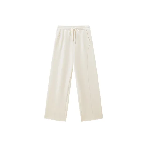 PEACEBIRD Мягкие Белые Женские Повседневные Штаны