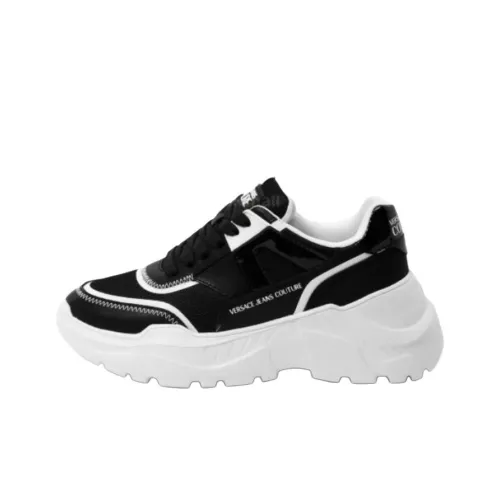 VERSACE JEANS COUTURE Speedtrack Low Топ Толстоподошвенные кроссовки Женские Черный