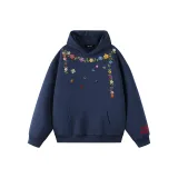 Тяжелый полиэстер-хлопок, темно-синий