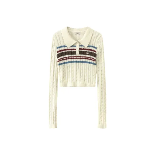 CHUU Белый абрикос Женский трикотаж