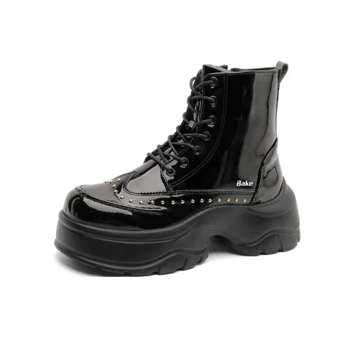 Bake Martin Boots Pure Black Men's