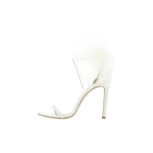 Jimmy Choo Aveline One Sandals с ремешком 10 см Женские Белые