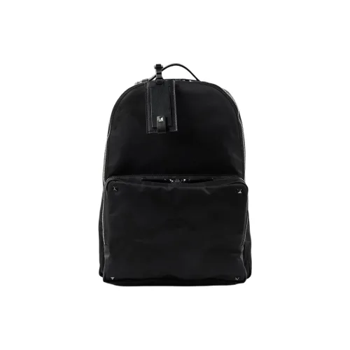 Valentino Nylon Backpack Men's Black