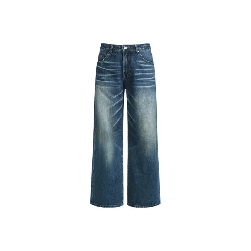 TERRA INCOGNITA Винтажные синие унисекс джинсы