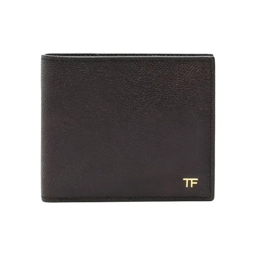 TF Телячья кожа Кошелек Мужской Шоколад