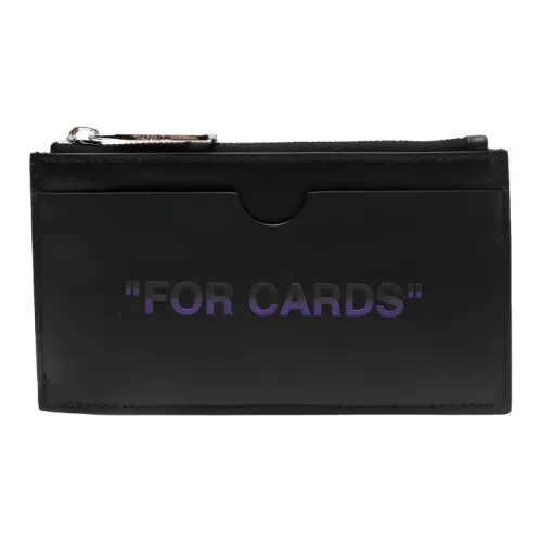 OFF Белый Кожа Держатель для карт кошелек Мужской Черный Фиолетовый