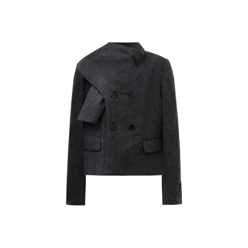 Self Who Серый Женские Деловые Костюмы