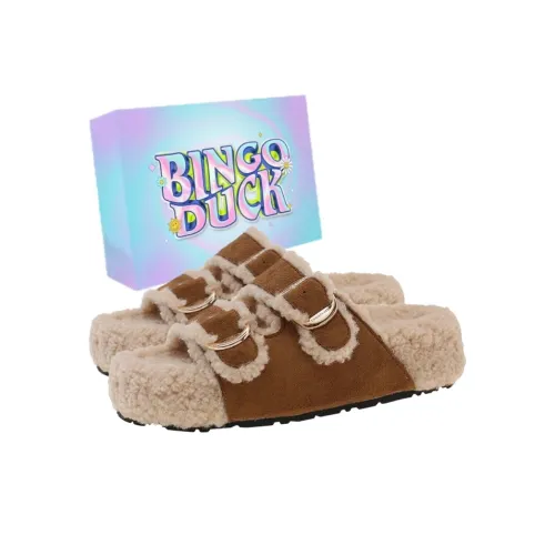 BINGO DUCK Пушистые тапочки Женские