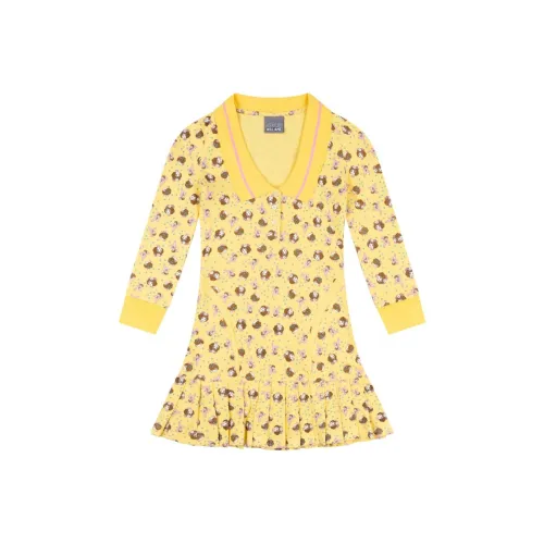 Ashley Williams FW25 Длинное платье с длинными рукавами женское