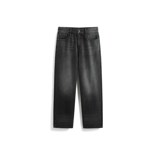 PEACEBIRD MEN Темно-серый Партия 1 Мужские Джинсы