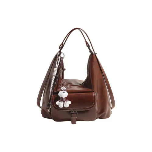 Fitchell ПУ (полиуретан) Рюкзак Женские Коричневый черный Кофе