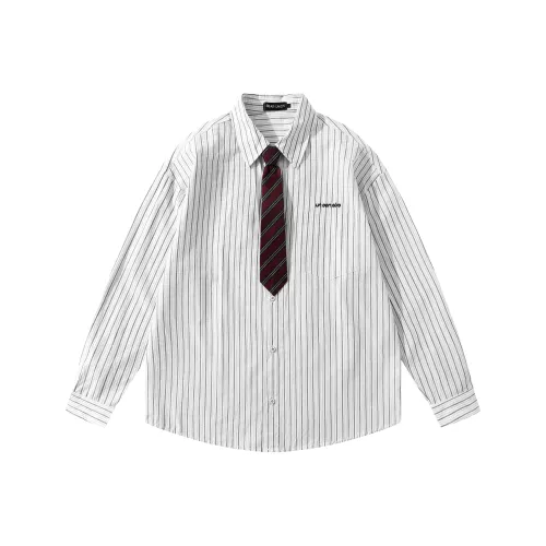 BEAR UNION Белый Унисекс Рубашки