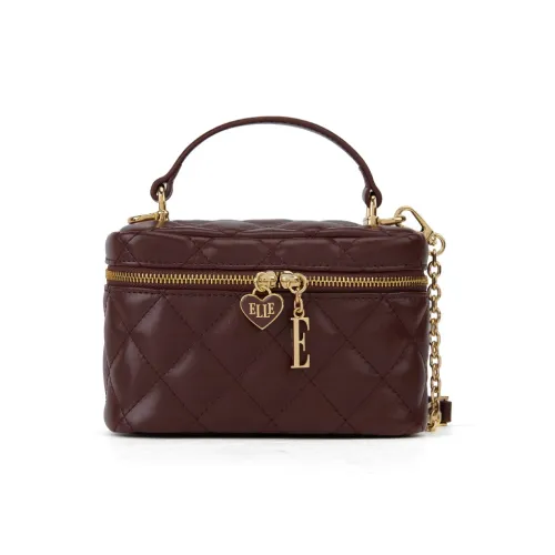 ELLE Коровья кожа Сумка Маленькая Женская Коричневая Черная