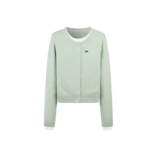 Wang Leshi Зеленый Женский Трикотаж