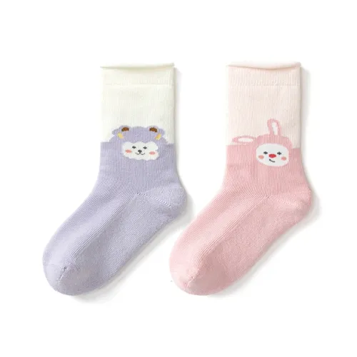 BALABALA Красный Фиолетовый Тон 00367 Детские Носки