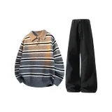 Dark Gray Top + Black Jeans  
Темно-серый топ + черные джинсы