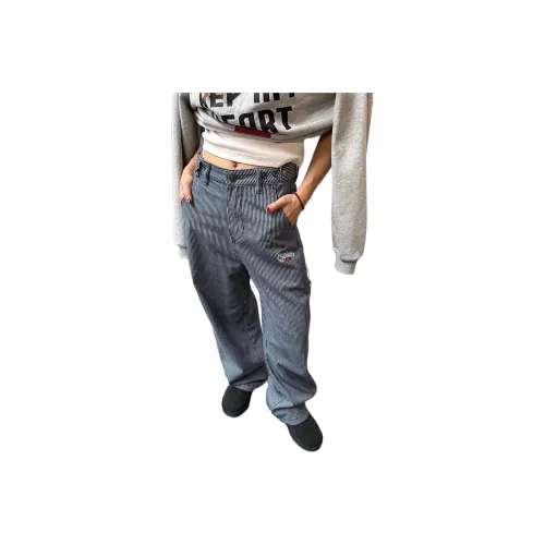 TR Синий Унисекс Джинсы