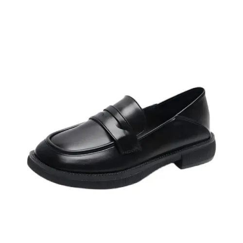 LUTAI Лоферы Черные Женские