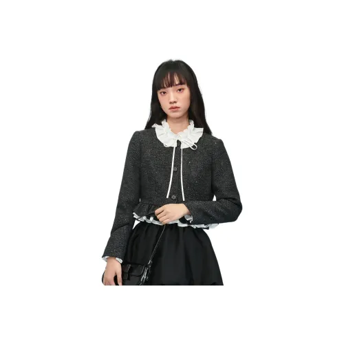 AIVEI Черный Серый Женский Куртка