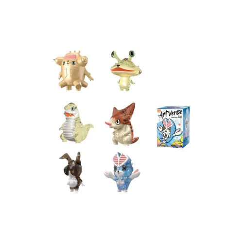 Spiritual Creations Baketan Monster Arts Vinyl Collection Ornaments Toy Blind Boxes Single Mystery Box Full Box 6 Pack Духовные Создания Baketan Монстр Arts Коллекция Винил Ornaments Игрушки Слепые Коробки Один Mystery Коробка Полная Коробка 6 Пачка