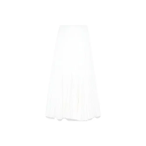 ERMANNO SCERVINO Повседневный Длинный Юбка Женская Белая