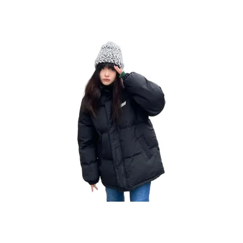 BONAS Черный Женский Пуховик