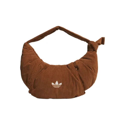 Adidas Originals Вельвет Сумка Большая Женская Мягкая Коричневая