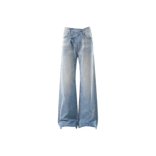 WELTER EXPERIMENT Blue Unisex Jeans