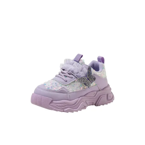 Yunpo Принцесса Стиль Осветляющий Цвет Устойчивый к истиранию Противоскользящий Детские Беговые Кроссовки