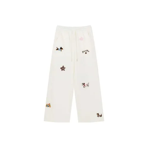 POWXV Ecru Женские Повседневные Штаны