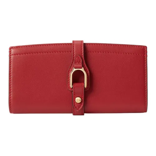 Ralph Lauren Collection Телячья кожа Кошелек Женские Темно-красный