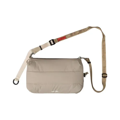 Topologie Нейлоновая бутылочная сумка через плечо большая унисекс тауповая