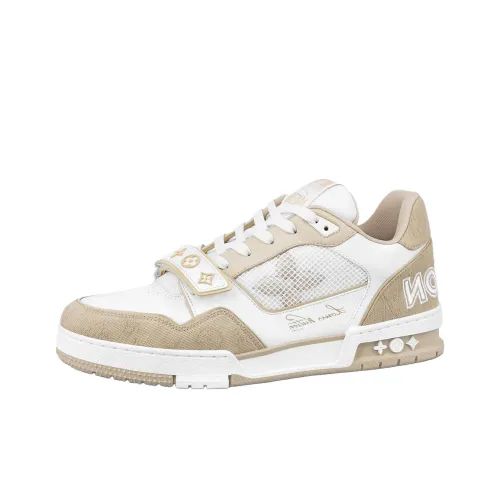 LOUIS VUITTON Тренер Low Топ Стильные Скейтбординги Мужской Хаки