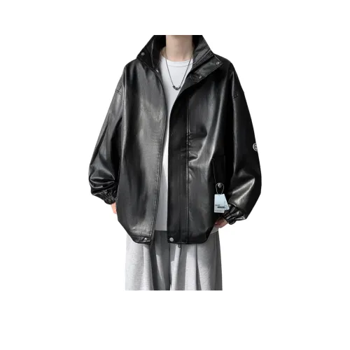 Fakeyoung Кожа Куртка Унисекс