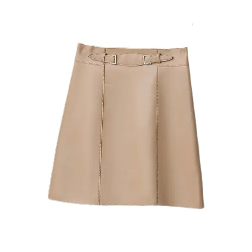 MARCYMARNY Кожаные короткие юбки Женские