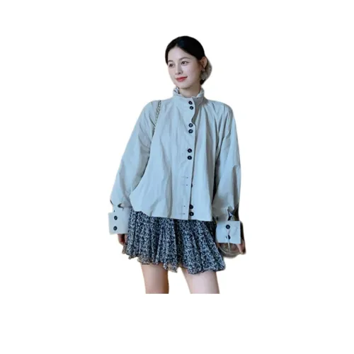 PZHK Серый Зеленый Женский Куртка