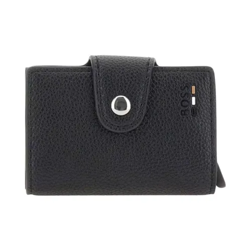 BOSS Полиуретан с полиэстером кошелек мужской черный