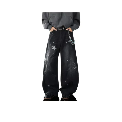 ENPofficial Черные Унисекс Джинсы